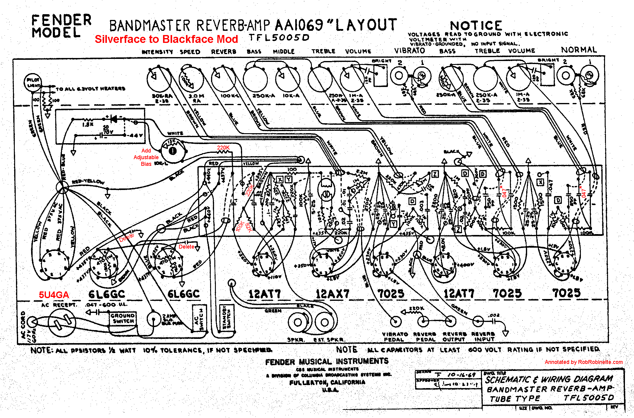 reverb bandmaster layout fender silverface mods amp bassman blackface chassis schematics guitar bias mod pot 1968 balance manual tubes power