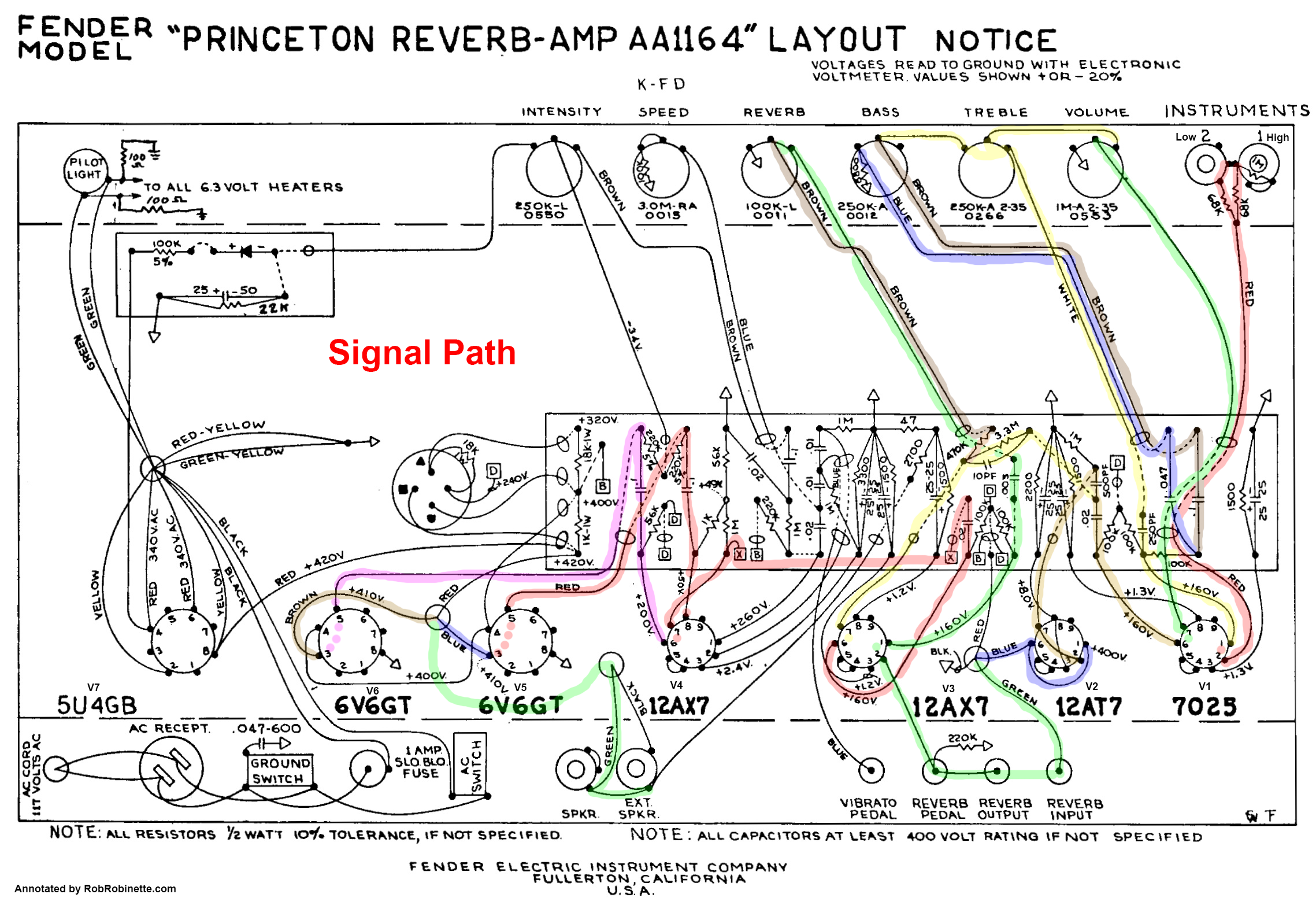 aa1164 princeton reverb