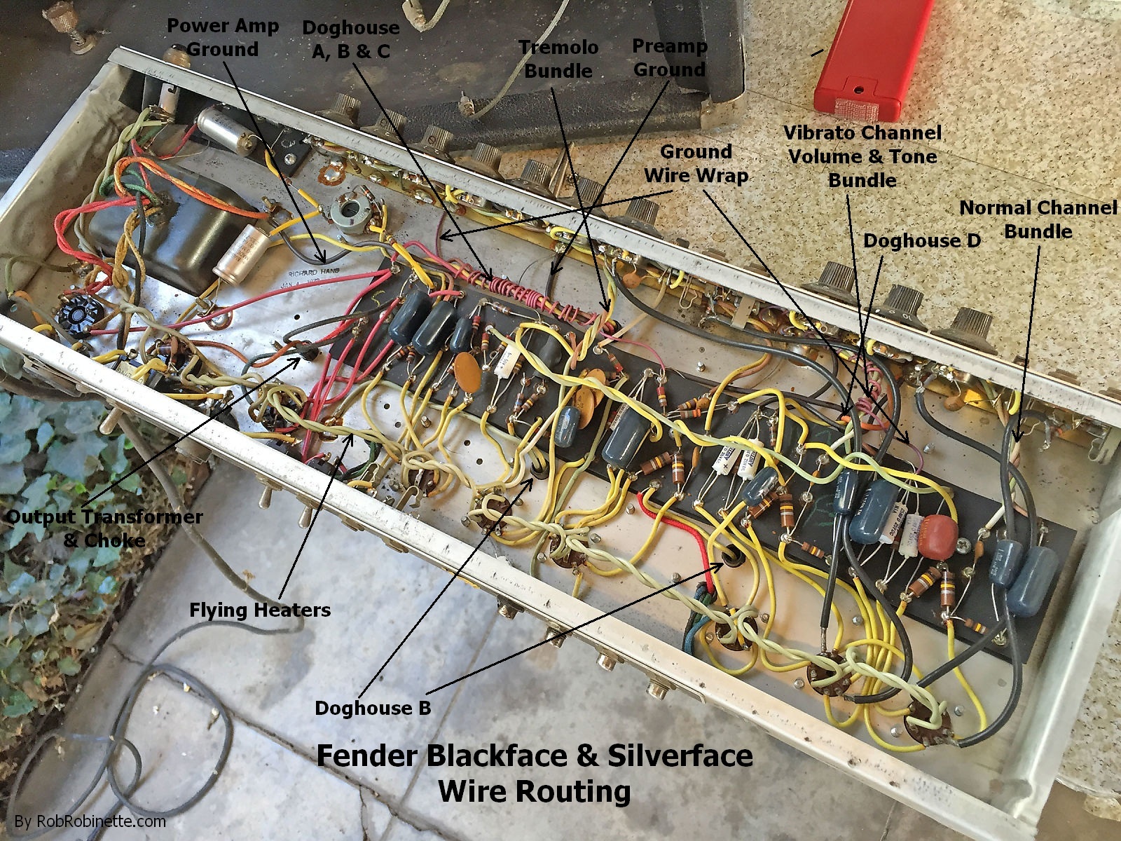 Blackface Twin Reverb Schematic