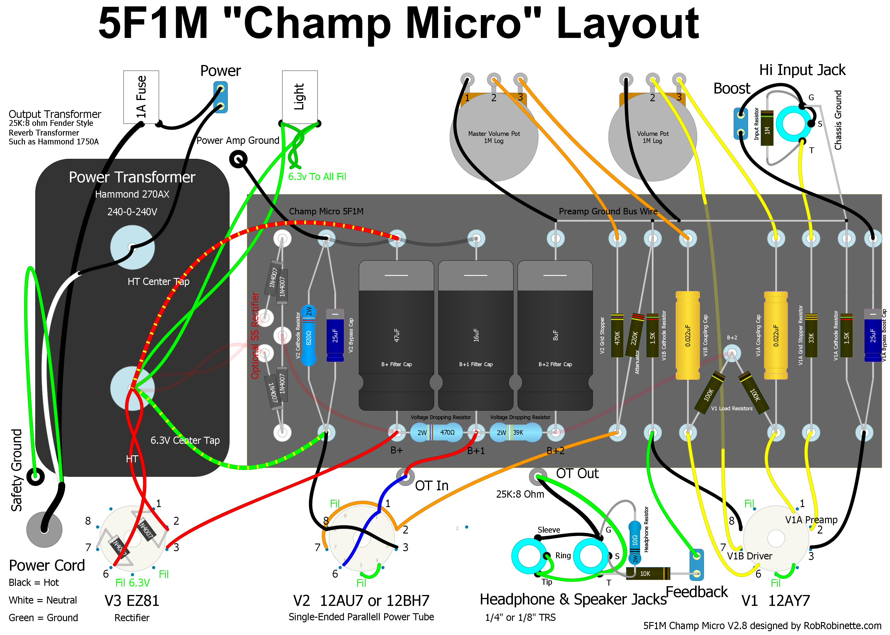 Fender Champ 12 Circuit Diagram